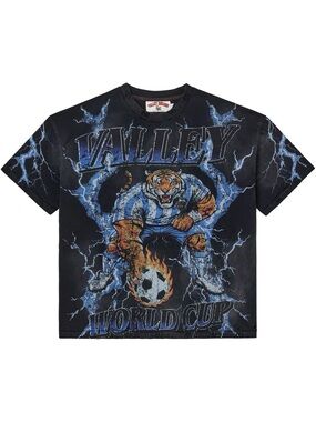 Vale Forever “Argentina World Cup” Black Graphic Soccer Tiger Tee